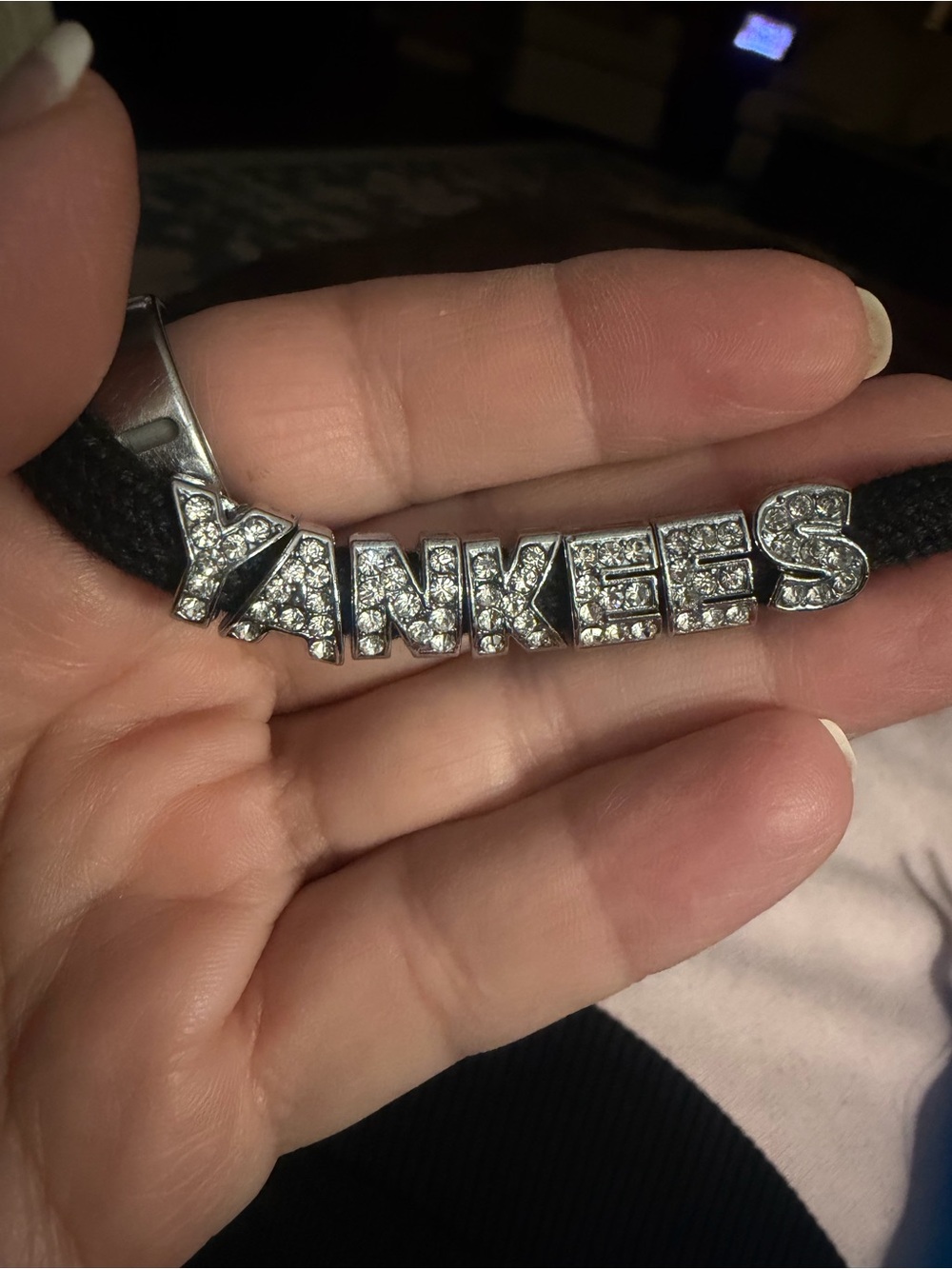Yankees bling 16” choker / necklace